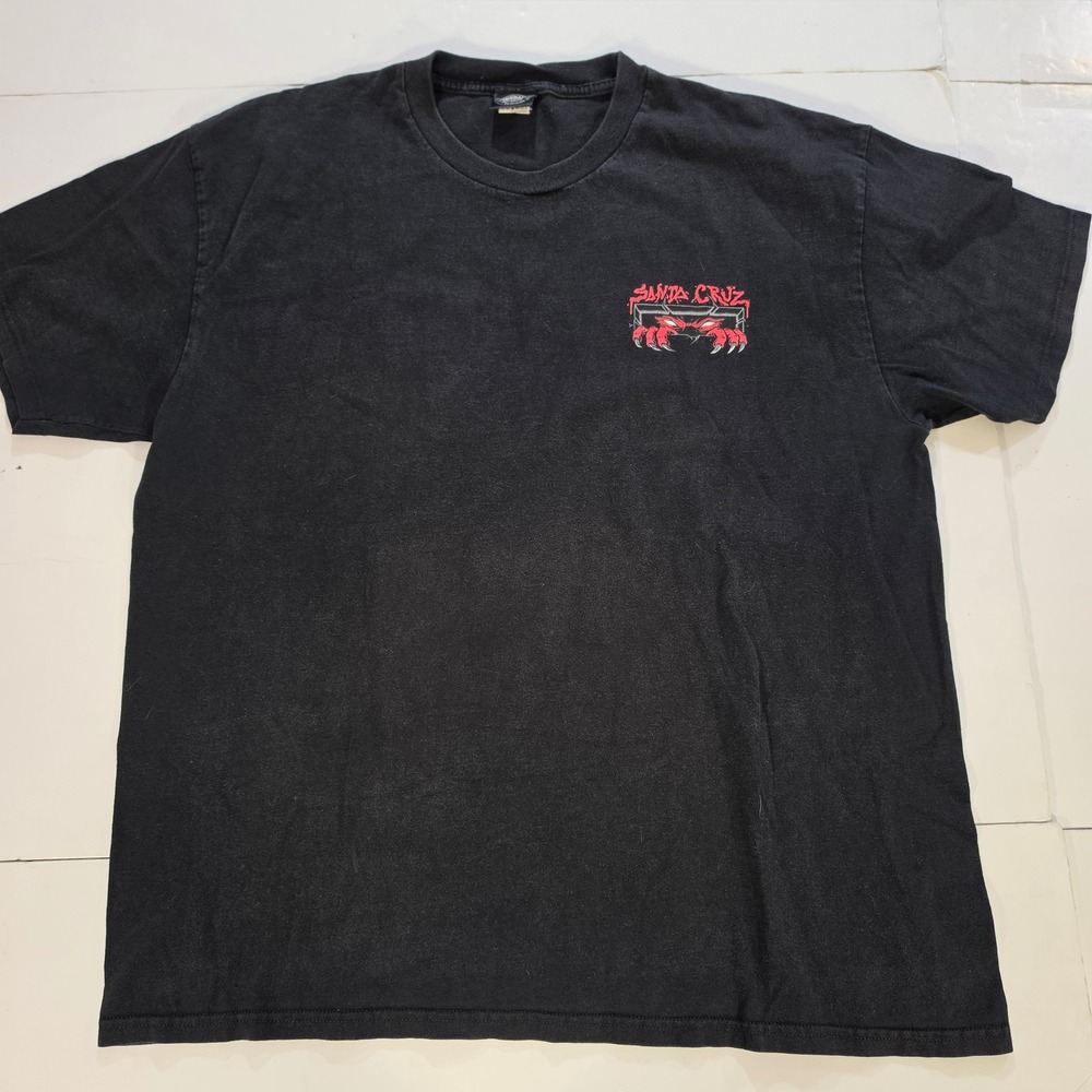 Santa Cruz Skateboards Crab Monster Claw Graphic T-Shirt Black XL RN153769
